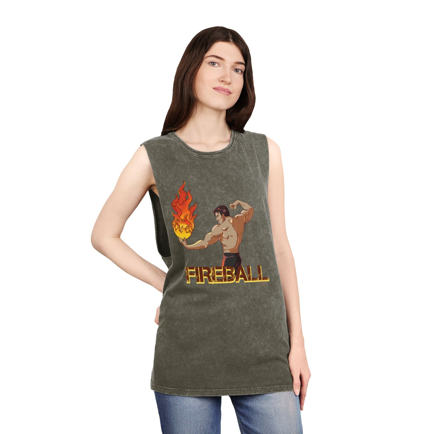 Fireball Sorcerer- Stone Washed Tank