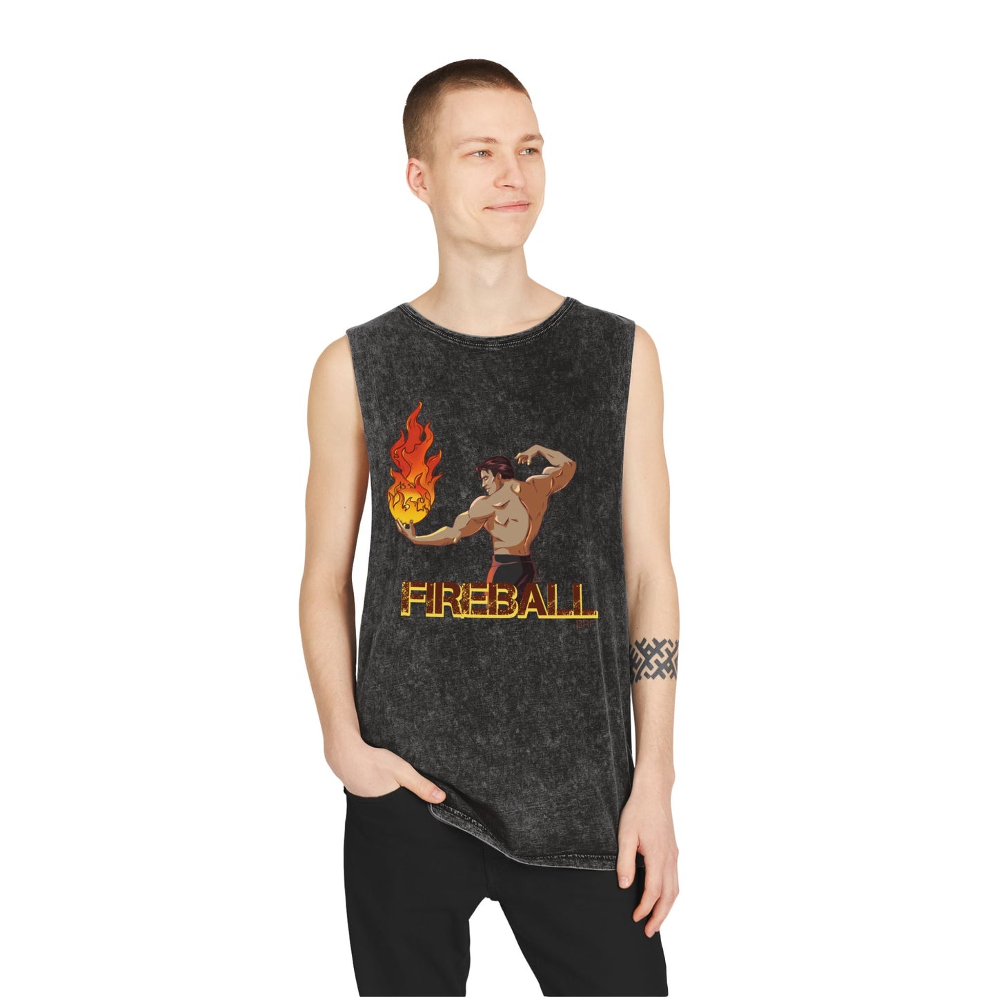 Fireball Sorcerer- Stone Washed Tank