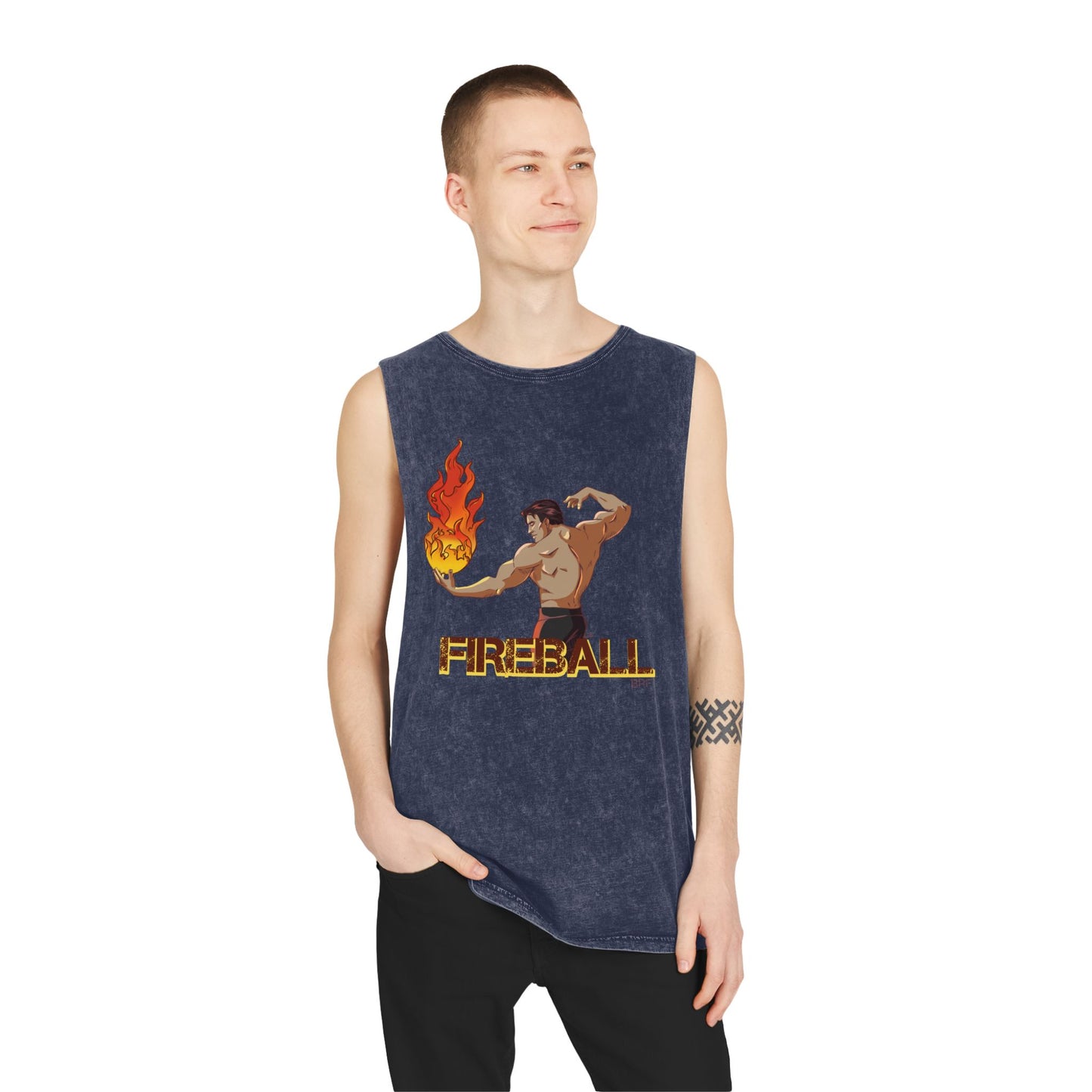 Fireball Sorcerer- Stone Washed Tank